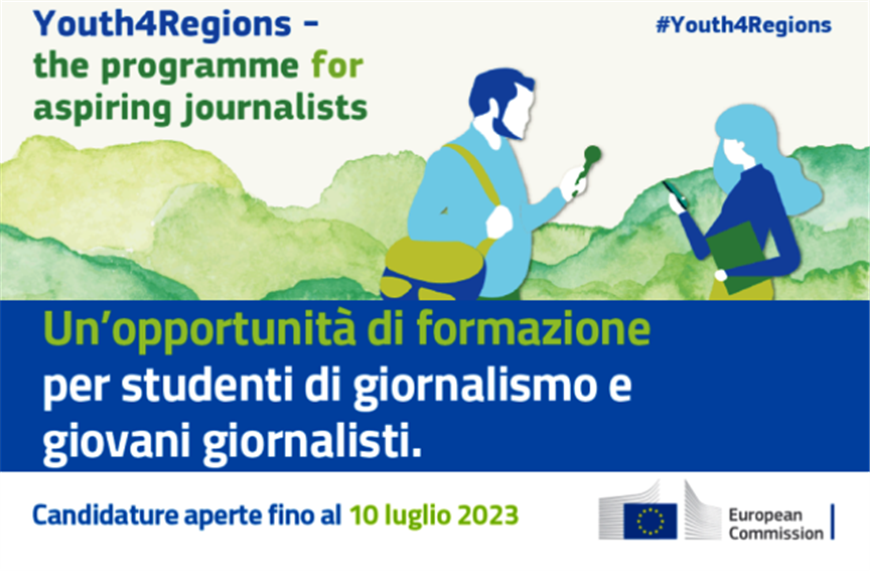 Pon Legalità 2014-2020: Youth4Regions, the programme for aspiring journalists
