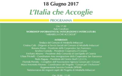 Giornata mondiale del rifugiato il 18 giugno a Mirabella Imbaccari, un workshop su integrazione e intercultura