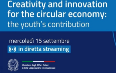 “Creativity and innovation for the circular economy – the contribution of young people” 15 settembre 2021 – evento con i Ministri sull’economia circolare