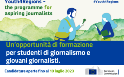 Pon Legalità 2014-2020: Youth4Regions, the programme for aspiring journalists